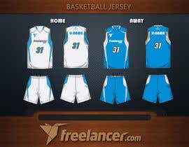 Nro 18 kilpailuun Design our Freelancer.com Basketball Jersey! käyttäjältä rockyway