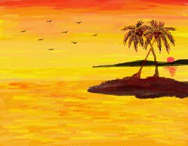 #2 for Illustrate a Picture of a tropical island by minghui22000