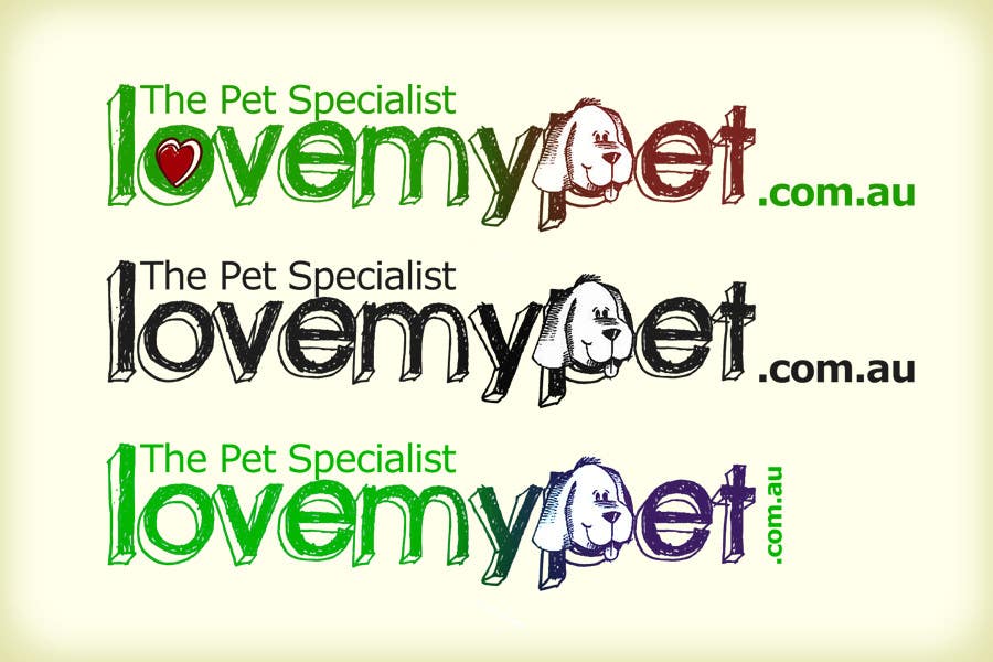 #138. pályamű a(z)                                                  Logo Design for Love My Pet
                                             versenyre
