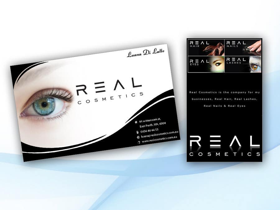 Inscrição nº 41 do Concurso para                                                 Business Card Design for Real Cosmetics
                                            