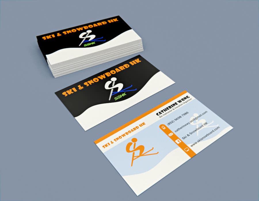 Inscrição nº 117 do Concurso para                                                 Design some Business Cards for Ski Trainer
                                            