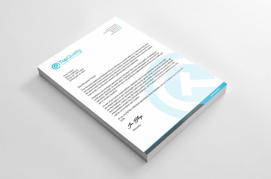 Contest Entry #19 for                                                 Design a new letterhead
                                            