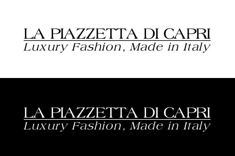 Kilpailutyö #24 kilpailussa                                                 LA PIAZZETTA DI CAPRI Luxury Fashion, Made in Italy watermark
                                            