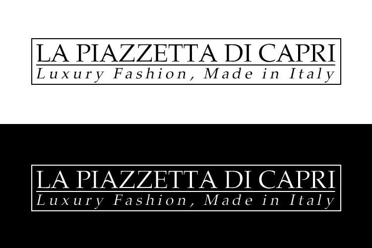 Kilpailutyö #26 kilpailussa                                                 LA PIAZZETTA DI CAPRI Luxury Fashion, Made in Italy watermark
                                            