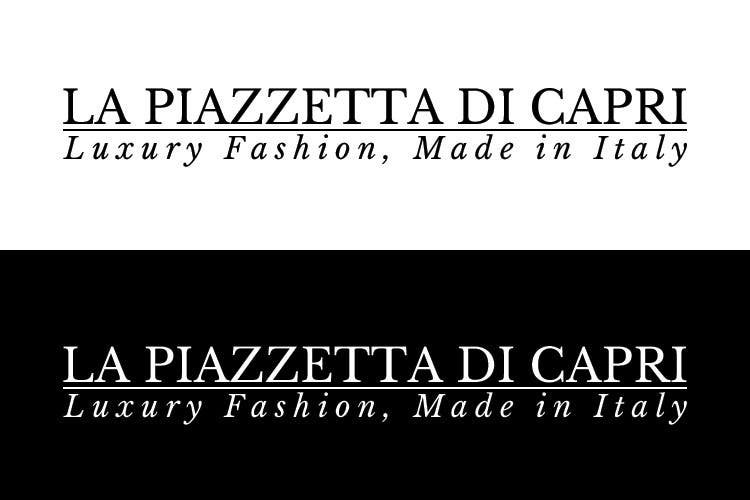 Kilpailutyö #27 kilpailussa                                                 LA PIAZZETTA DI CAPRI Luxury Fashion, Made in Italy watermark
                                            