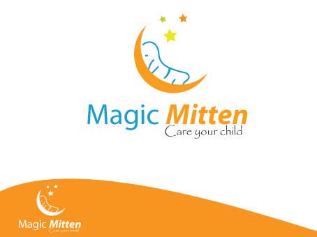 Kilpailutyö #190 kilpailussa                                                 Logo Design for Magic Mitten, baby calming aid
                                            