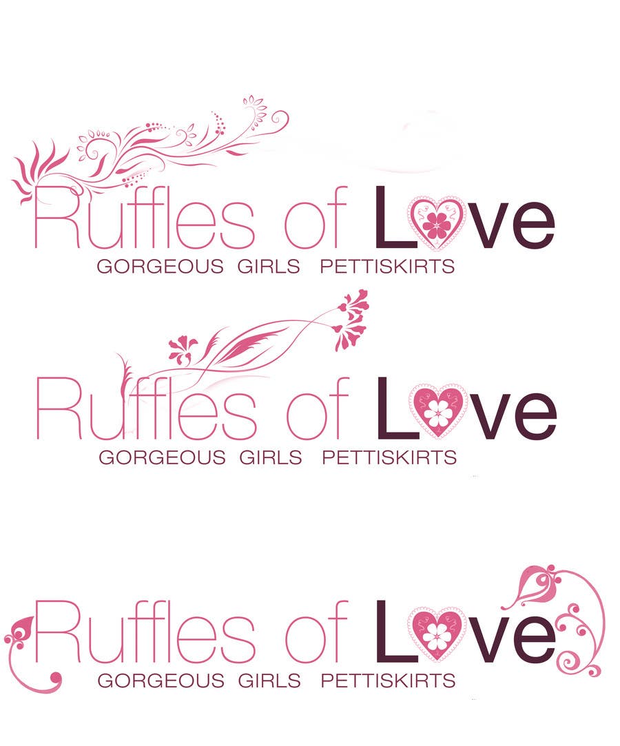 #165. pályamű a(z)                                                  Logo Design for Ruffles of Love
                                             versenyre