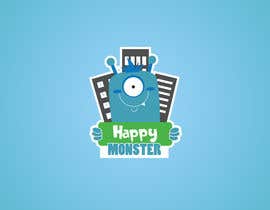 #33 untuk Design a logo for Happy Monster oleh diskojoker