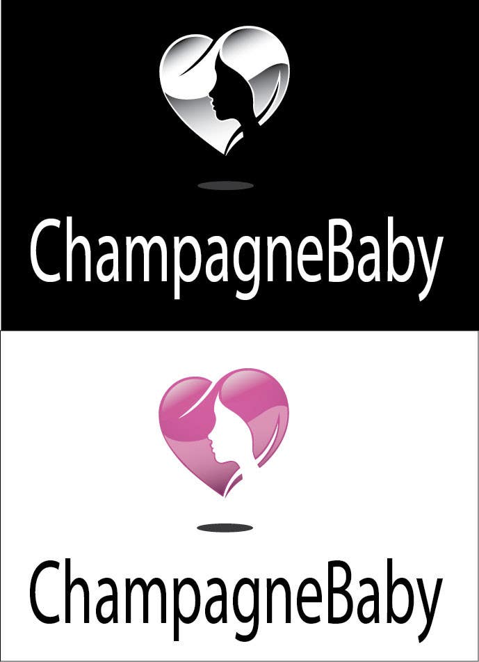 Příspěvek č. 27 do soutěže                                                 Logo Design for www.ChampagneBaby.com
                                            