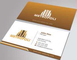 HammyHS tarafından Design some Business Cards for Metropoli için no 9