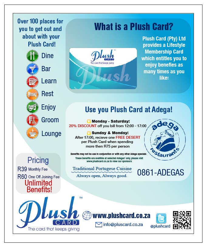 Participación en el concurso Nro.50 para                                                 Magazine Advert redesign for Plush Card (Pty) Ltd
                                            