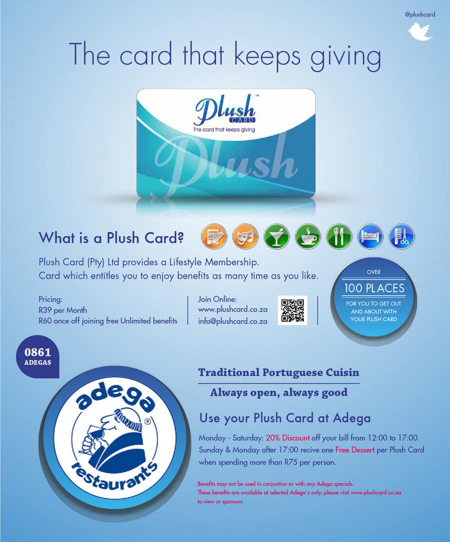 Inscrição nº 3 do Concurso para                                                 Magazine Advert redesign for Plush Card (Pty) Ltd
                                            