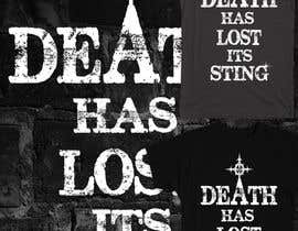 zikoblade tarafından T-shirt Design &quot;Death has lost it&#039;s Sting&quot; için no 16