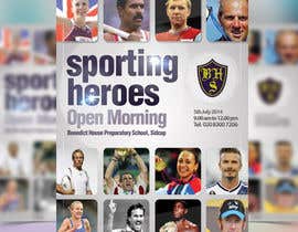 Nro 15 kilpailuun Design a Flyer for a Sporting Heroes Open Day käyttäjältä Pallavi69