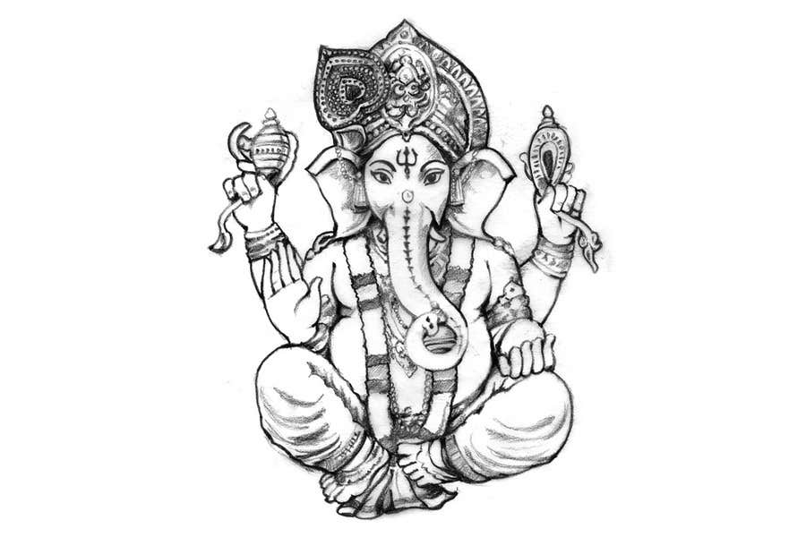 Inscrição nº 27 do Concurso para                                                 Sketches of deities for a new book to be published on Hinduism
                                            