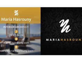 Nro 10 kilpailuun Maria Hasrouny Business Card käyttäjältä alfianrismawan