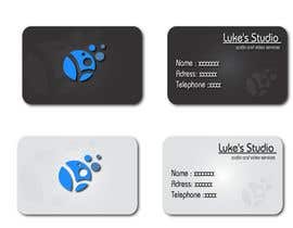 #65 para Business Card Design for Luke&#039;s Studio de freelancework89