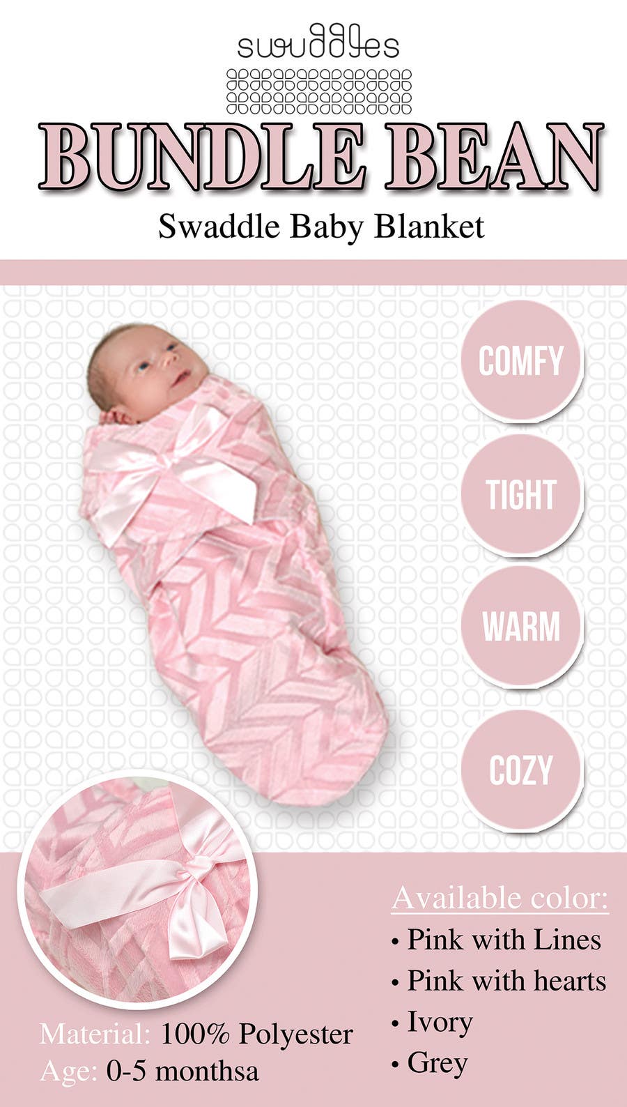 Contest Entry #2 for                                                 Retail Store Poster for Baby Swaddle
                                            