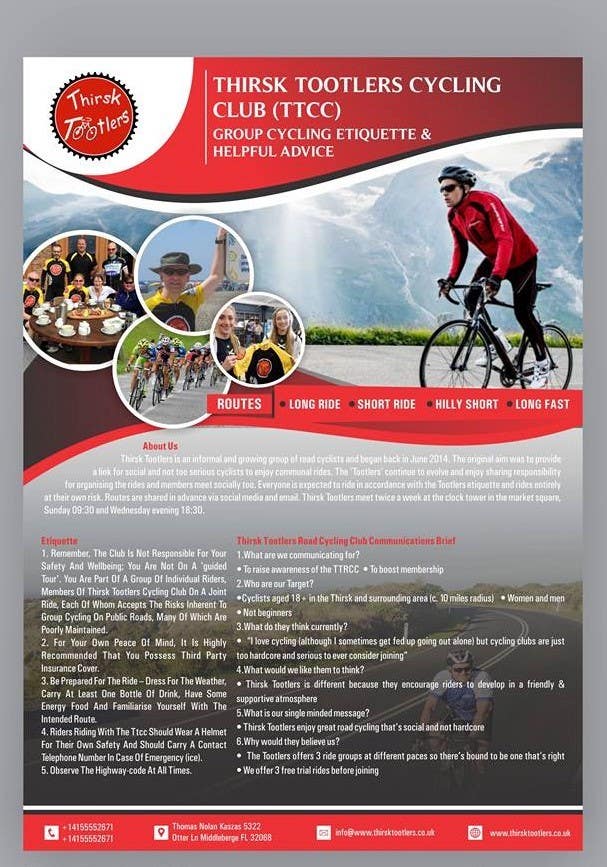 Contest Entry #100 for                                                 Cycling Club Flyer add promotion
                                            
