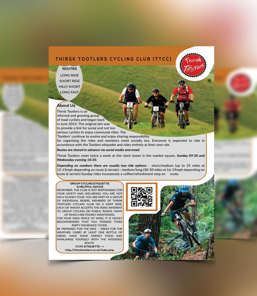 Contest Entry #31 for                                                 Cycling Club Flyer add promotion
                                            