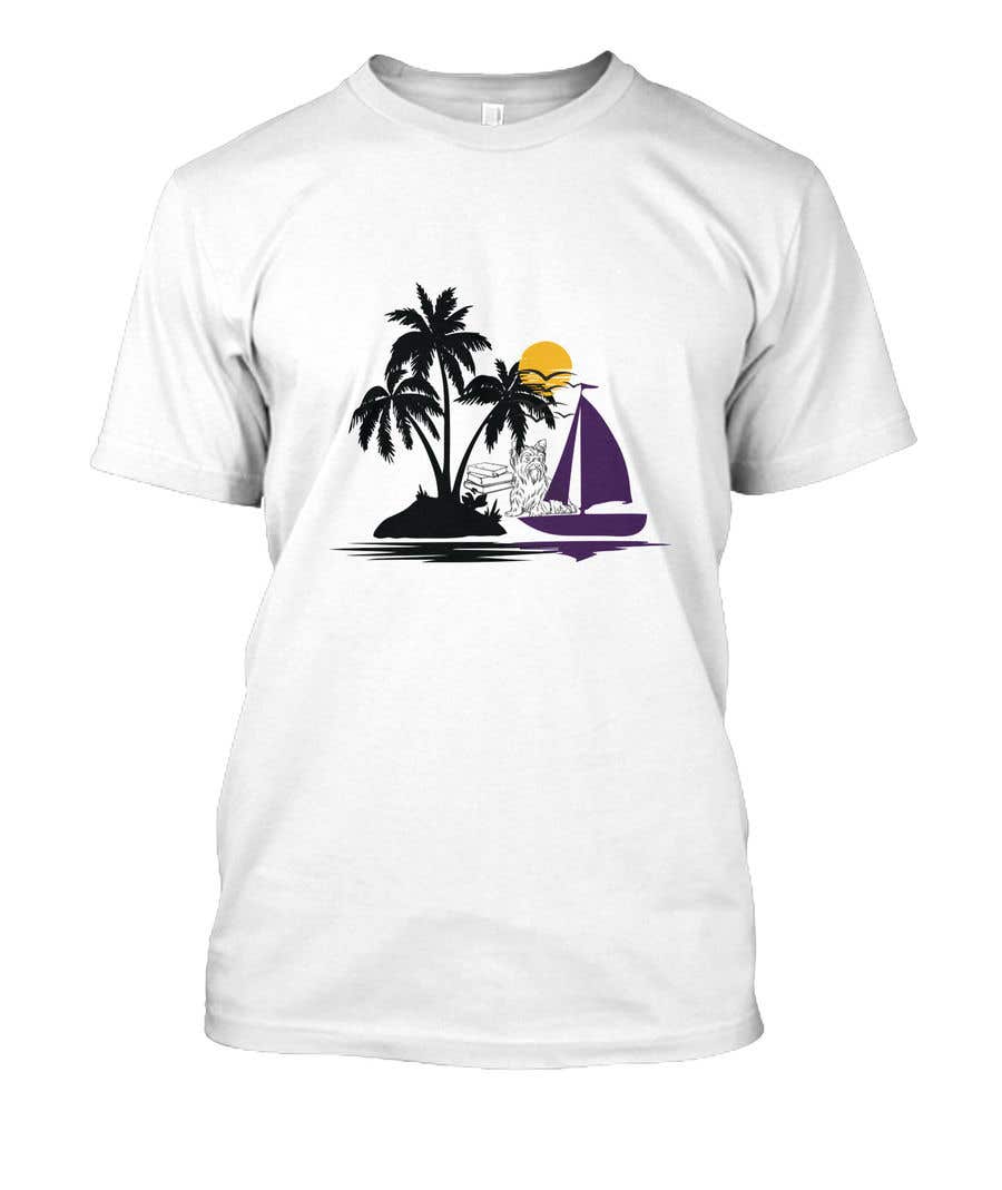 Penyertaan Peraduan #15 untuk                                                 Seashell t-shirt design
                                            