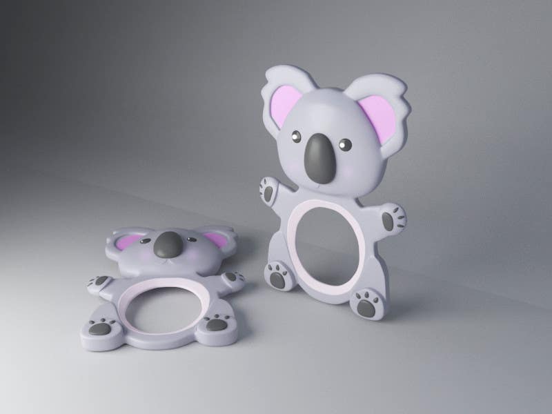 Конкурсна заявка №14 для                                                 Do some 3D Modelling - Koala Baby Teether
                                            