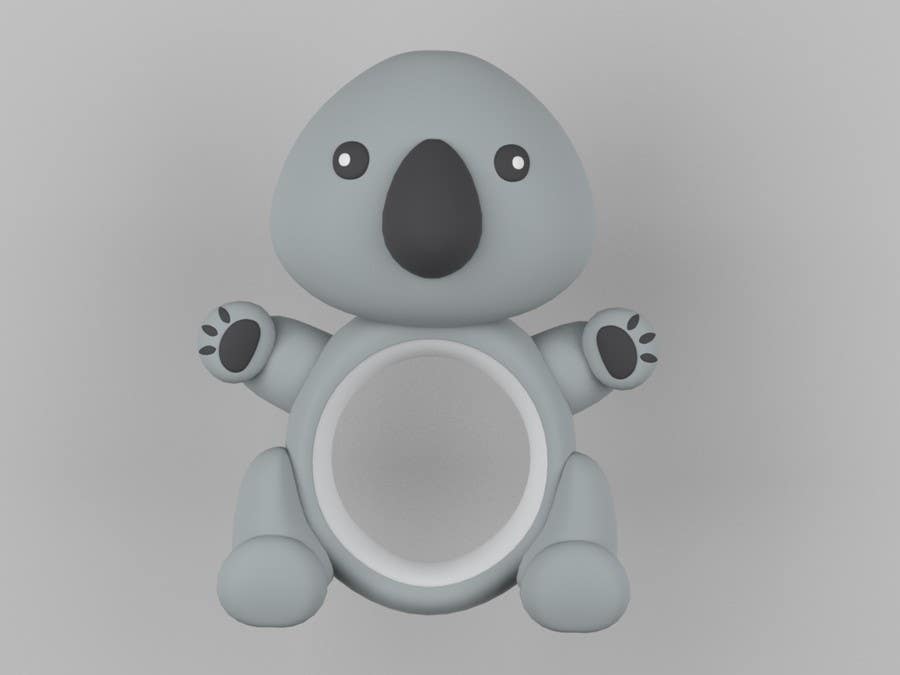Proposition n°5 du concours                                                 Do some 3D Modelling - Koala Baby Teether
                                            