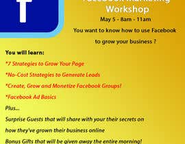 Číslo 3 pro uživatele Design a Flyer for Facebook Marketing Workshop od uživatele matteow