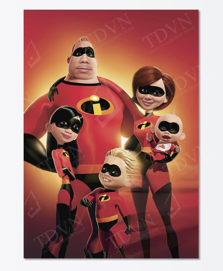 
                                                                                                                        Contest Entry #                                            13
                                         for                                             Photoshop a family picture for me  - The Incredibles
                                        