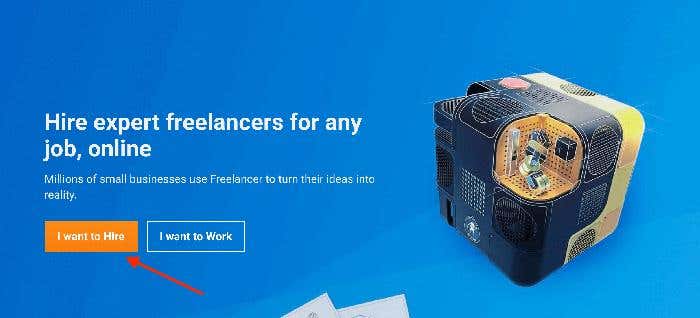 freelancer post a project