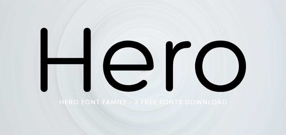 Hero font